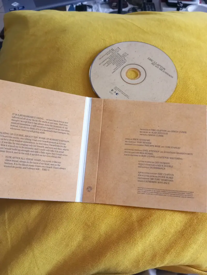 CD Eric Clapton - Me And Mr. Johnson (Edición Dig - 4