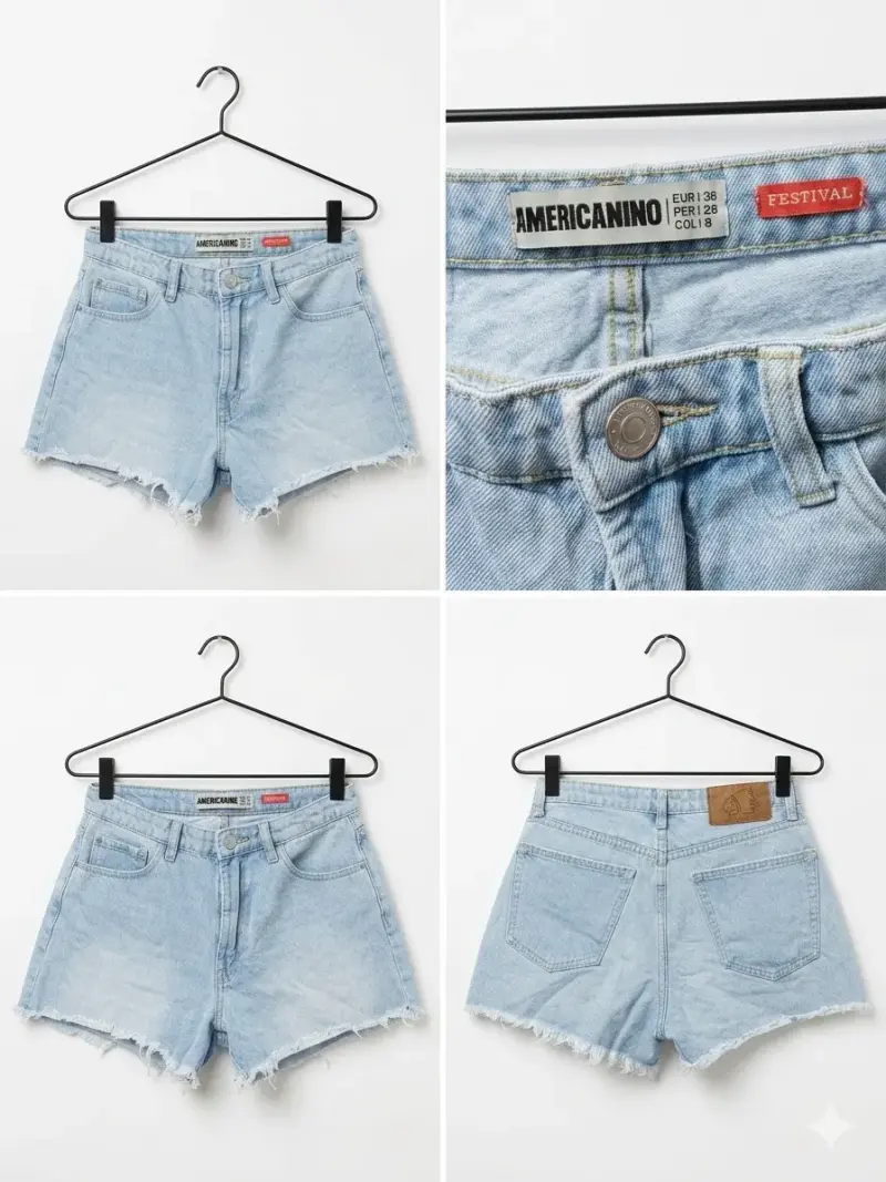 Shorts de mezclilla Americanino Festival