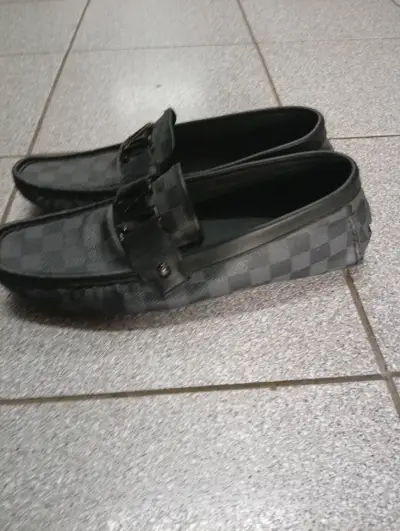 Mocasines de cuero Louis Vuitton negros - miniatura 2