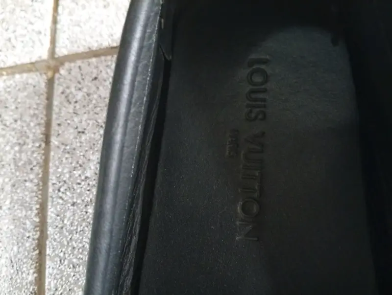 Mocasines de cuero Louis Vuitton negros - 4