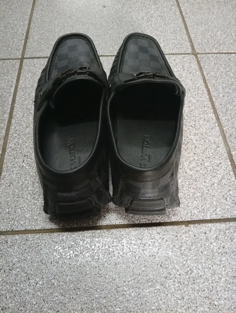 Mocasines de cuero Louis Vuitton negros - 5