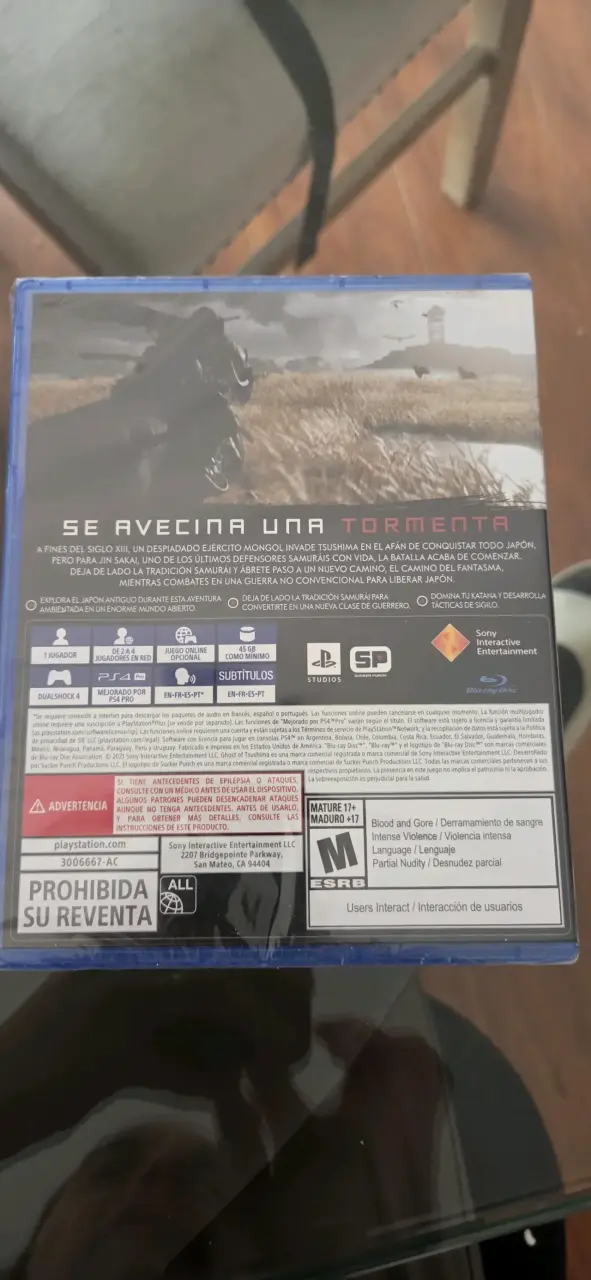 Juego PS4 Ghost of Tsushima nuevo - 2