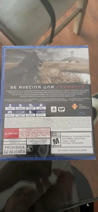 Juego PS4 Ghost of Tsushima nuevo - miniatura 2