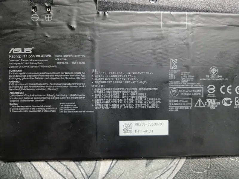 Laptop ASUS Intel Celeron problemas de batería - 4