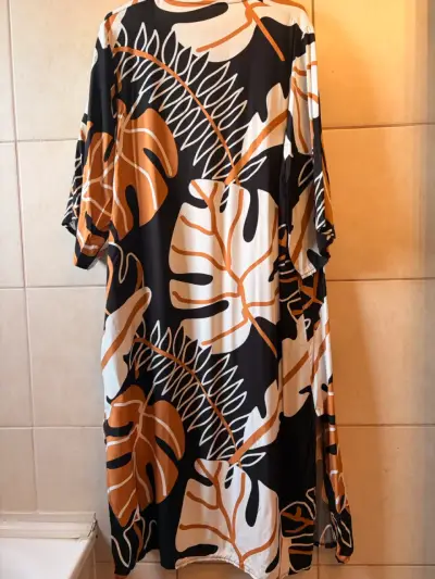 Kimono estampado tropical para mujer - miniatura 2
