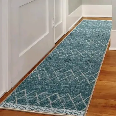 Alfombra pasillera con goma  60cmx305 cm - miniatura 1