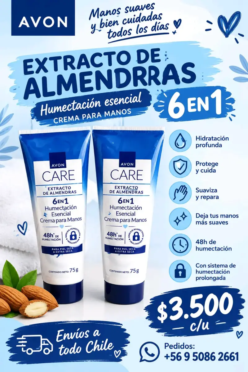 Pack de Cremas para Manos Avon Care 6 en 1 - 2