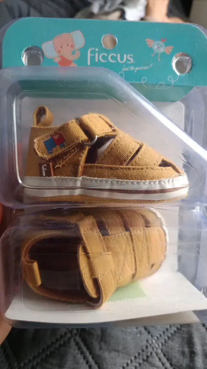 Sandalias de bebé color Toffee,marca Ficcus - 5