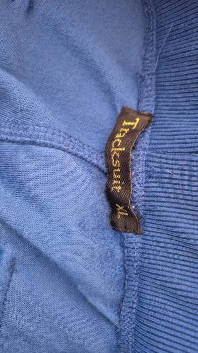 Pantalones deportivos azules de terciopelo - miniatura 3