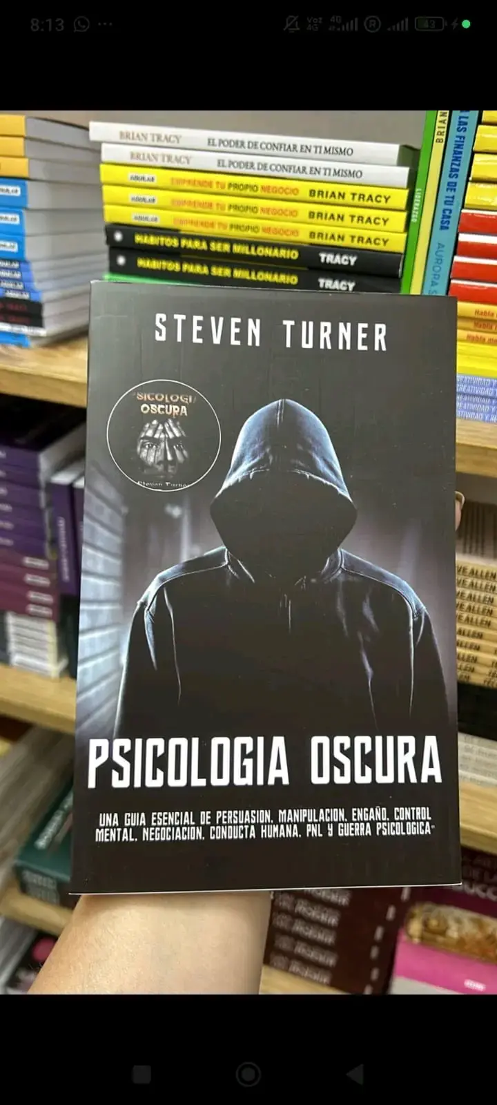 Libro Psicología Oscura de Steven Turner