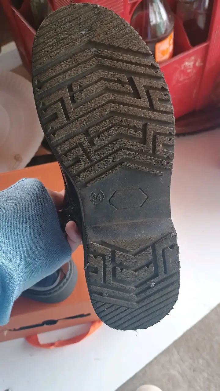 Botas negras de charol para niños talla 34 - 3