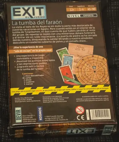 🎲 EXIT: La Tumba del Faraón – Juego de Mesa 🏺 - miniatura 2