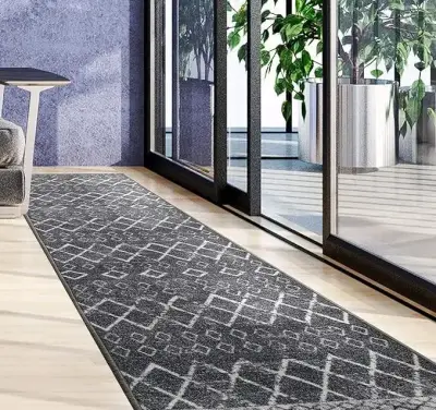 Alfombra pasillera con goma  60cmx305 cm - miniatura 1