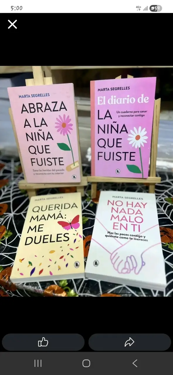 Set de libros de autoayuda de Marta Segrelles