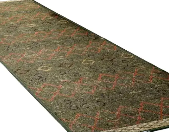 Alfombra pasillera verde con goma60cmx305cm - 4