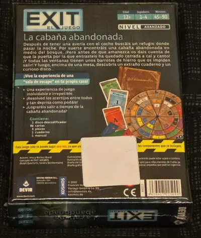 🎲 EXIT: La Cabaña Abandonada – Juego de Mesa 🔐 - miniatura 2