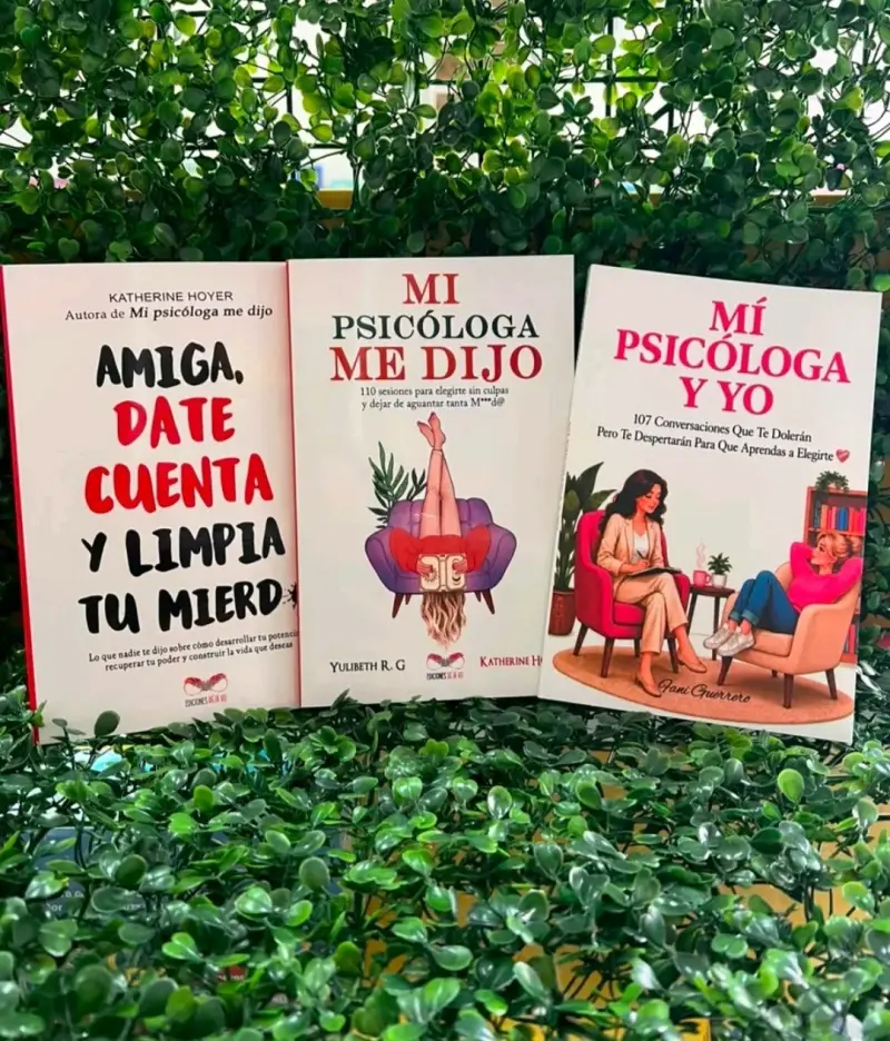 Set de libros de autoayuda 'Mi Psicóloga Me Dijo'