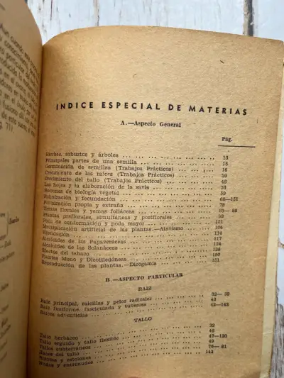 Libro antiguo de botánica para educación primaria - miniatura 3