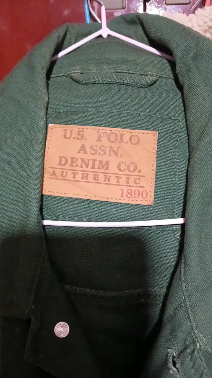 Chaqueta verde U.S. Polo Assn de mezclilla - 2
