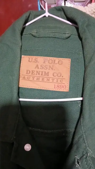 Chaqueta verde U.S. Polo Assn de mezclilla - miniatura 2