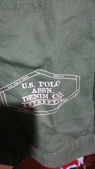 Chaqueta verde U.S. Polo Assn de mezclilla - miniatura 3