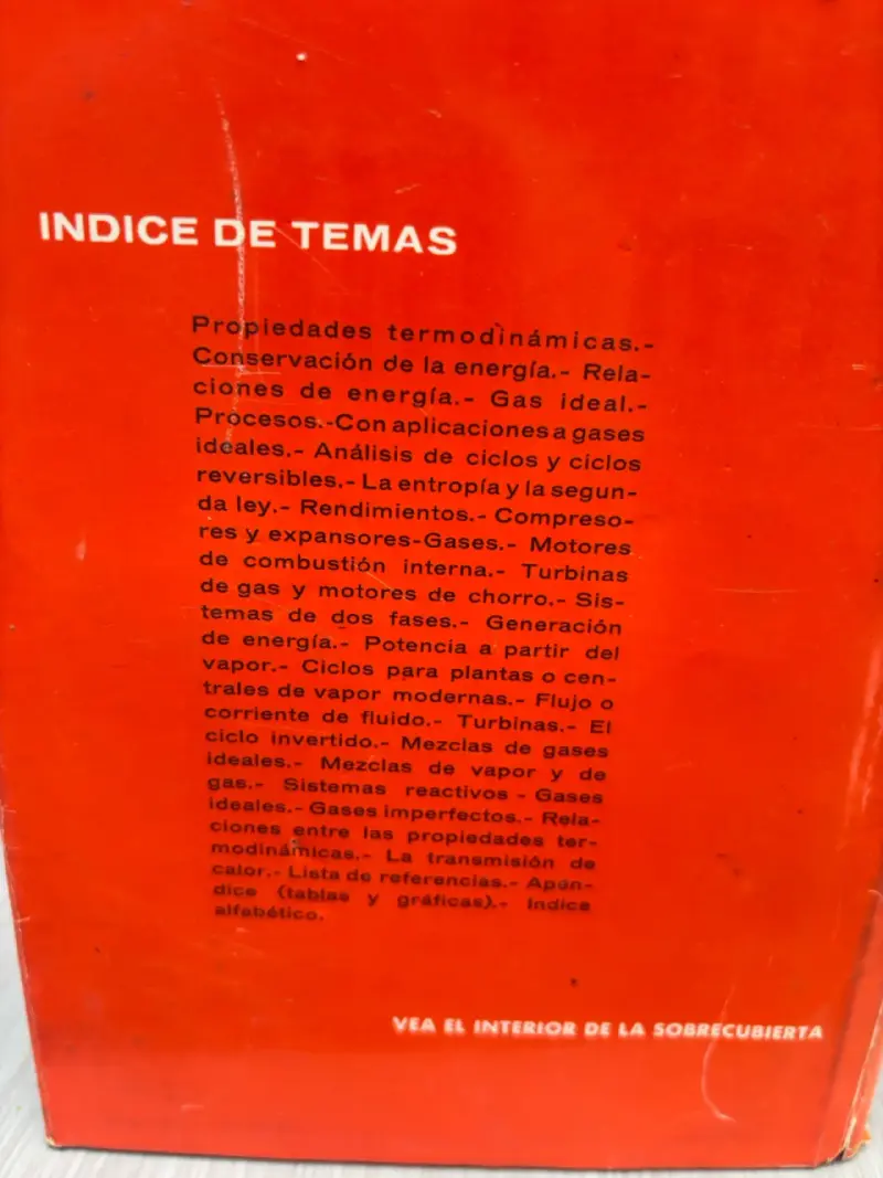 Libro de Termodinámica de Faires en buen estado - 2