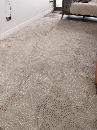 Alfombra beige grande 200x290 moderno - miniatura 3