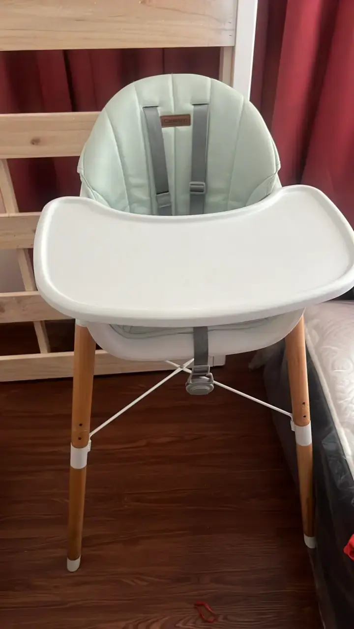 Silla de comer para bebé con bandeja removible - 4