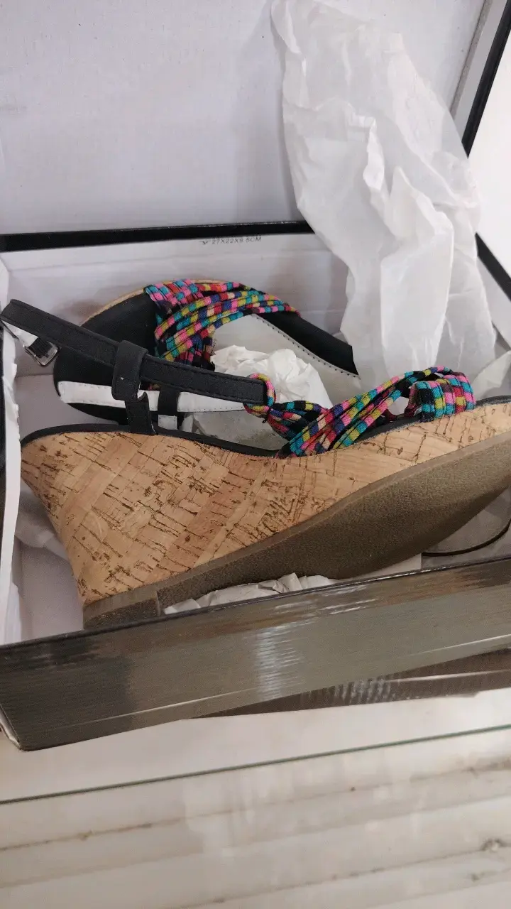 Sandalias de cuña Dolce Donna multicolor - 2