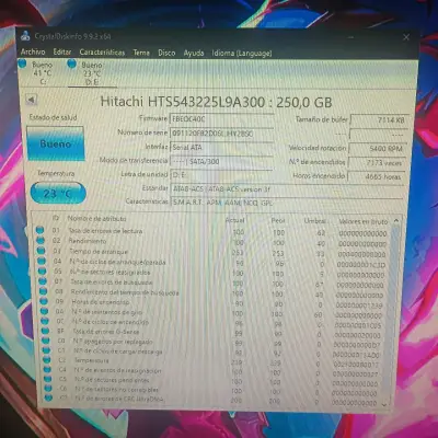 Disco duro Hitachi 250GB 5400RPM SATA - miniatura 4