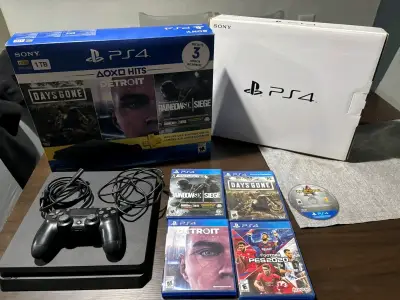 Consola PS4 1TB con juegos incluidos - miniatura 1
