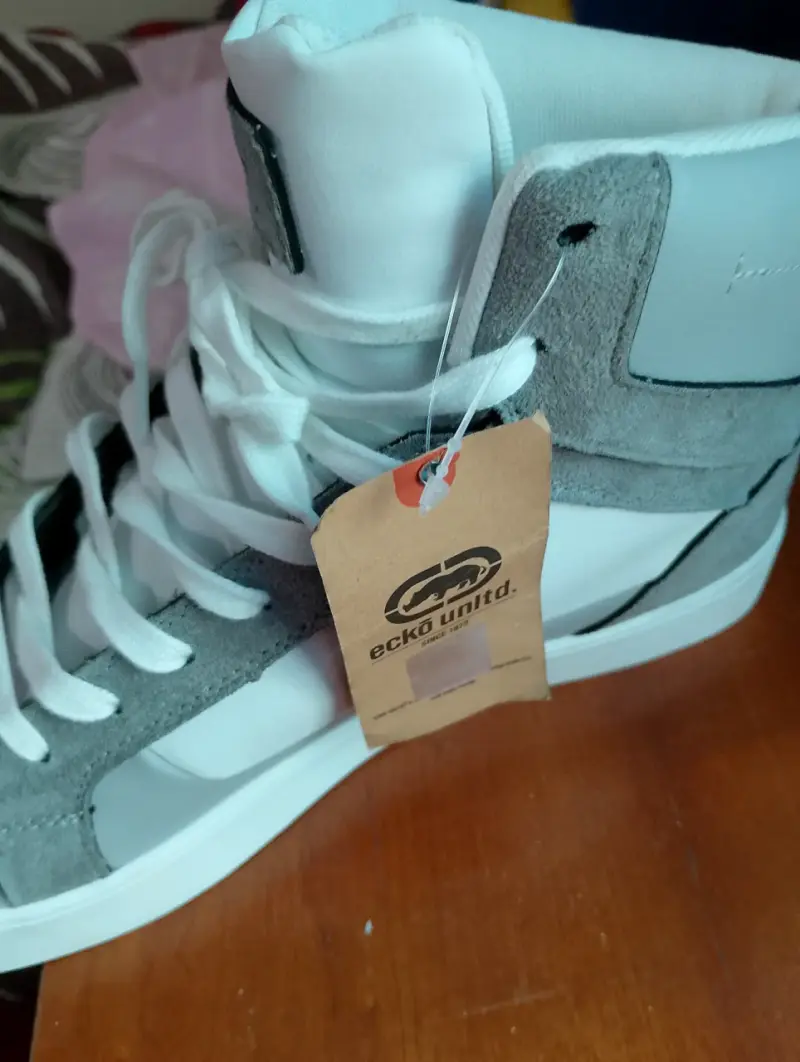 Zapatillas altas Ecko Unltd grises y blancas - 2