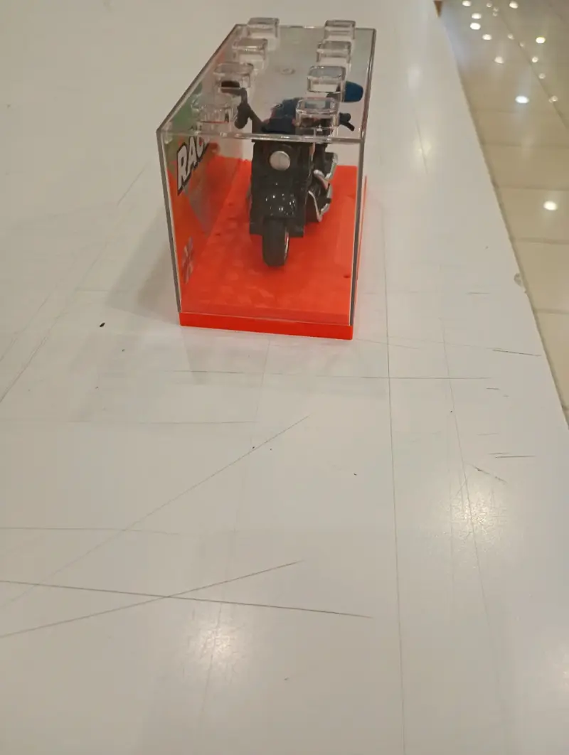 Miniatura de moto Harley Davidson en caja - 3