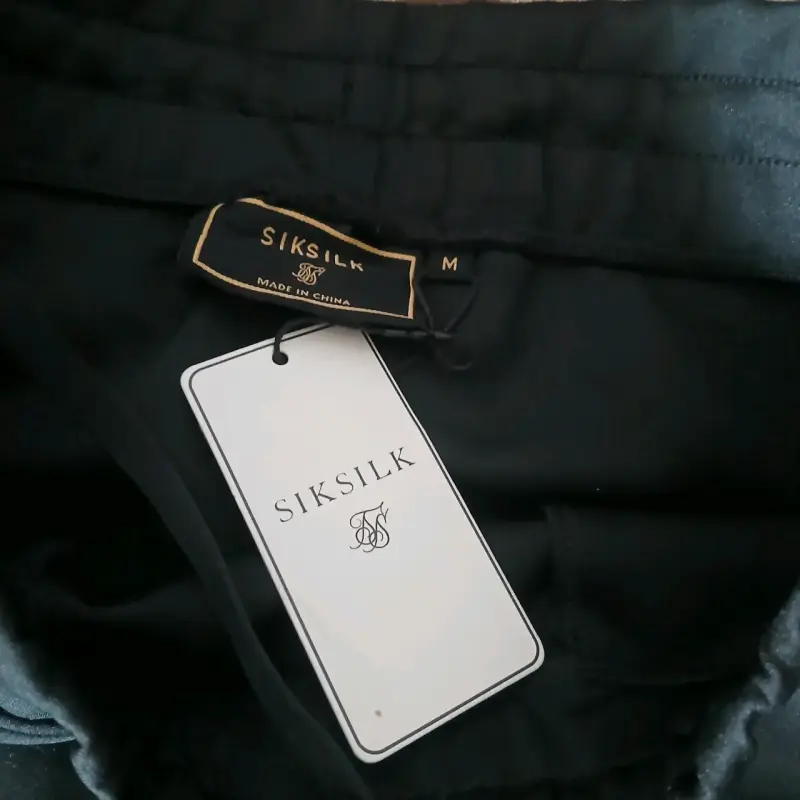 Pantalones deportivos negros SikSilk para hombre - 3