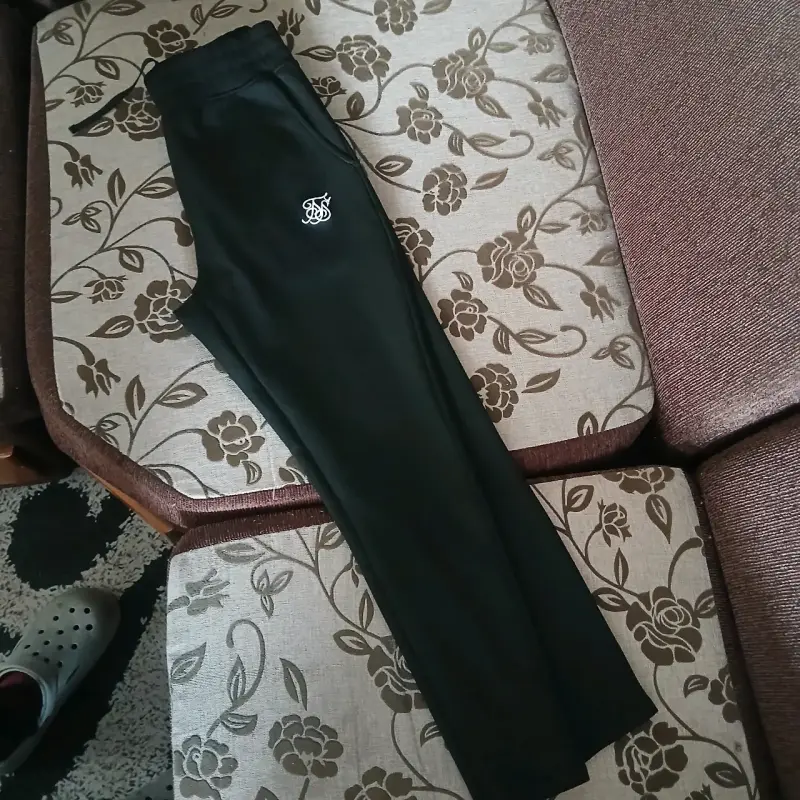 Pantalones deportivos negros SikSilk para hombre - 4