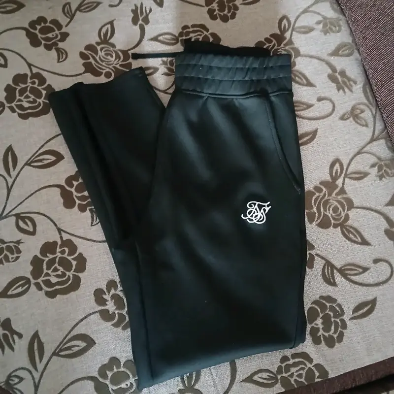 Pantalones deportivos negros SikSilk para hombre - 5