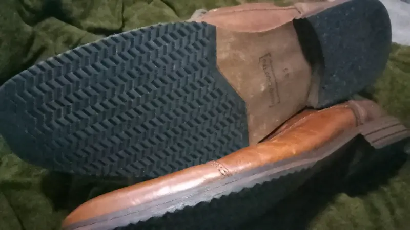 Botas de cuero marrón para hombre - 2