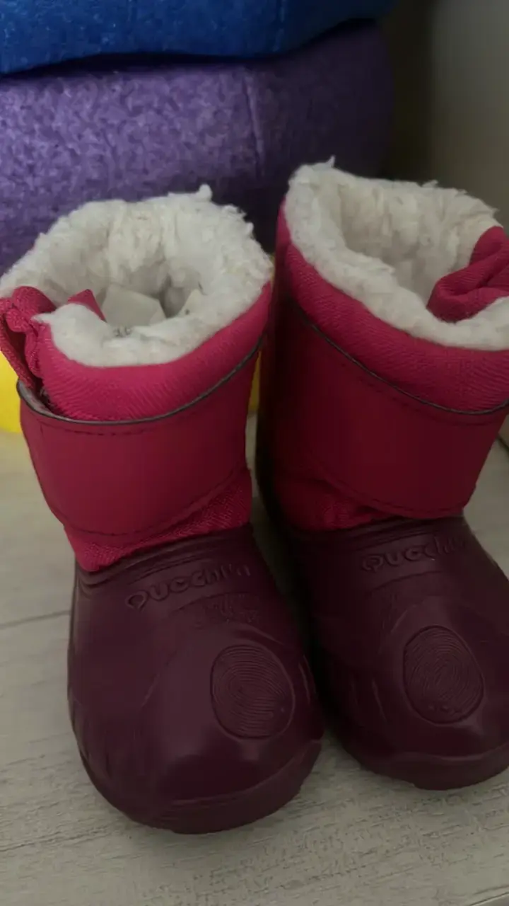 Botas de nieve para niños Quechua rosas - 2