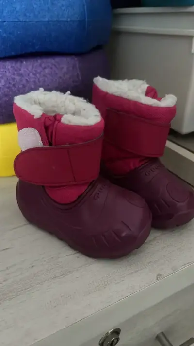 Botas de nieve para niños Quechua rosas - miniatura 4