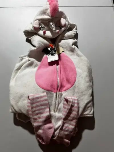 Disfraz de unicornio para bebé talla 36 y 24 meses - miniatura 1