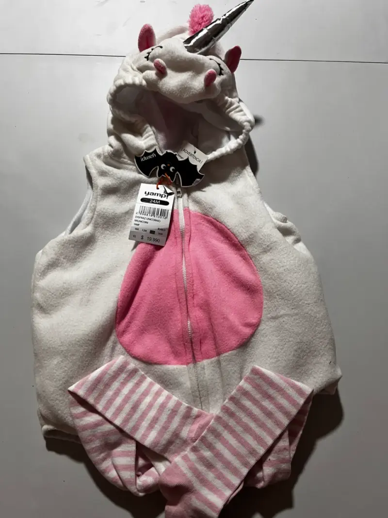 Disfraz de unicornio para bebé talla 36 y 24 meses - 2
