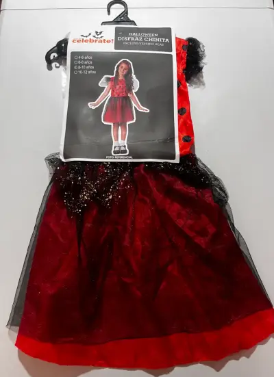 Disfraz de Chinita para Niña con Vestido y Alas - miniatura 1