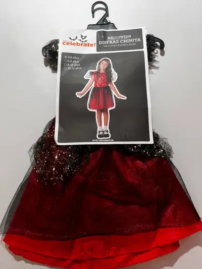 Disfraz de Chinita para Niña con Vestido y Alas - miniatura 2
