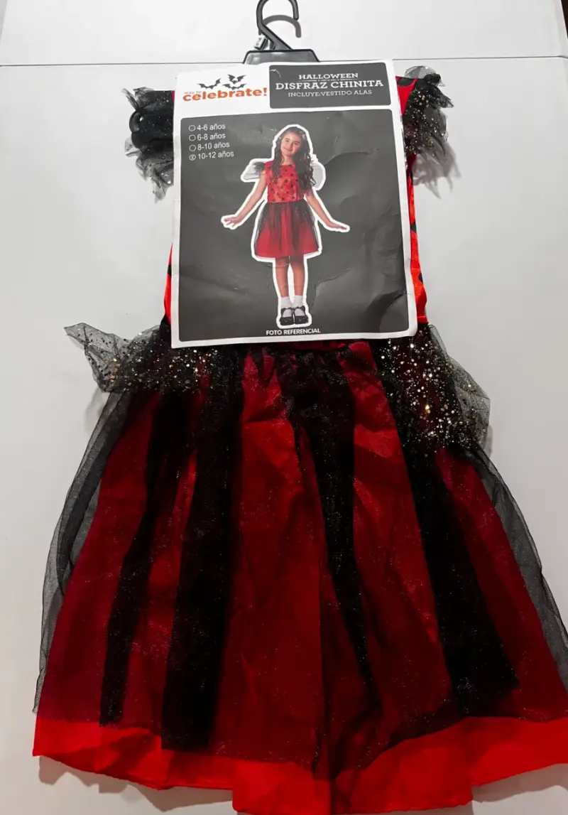 Disfraz de Chinita para Niña con Vestido y Alas - 3