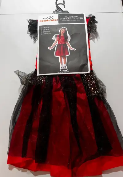 Disfraz de Chinita para Niña con Vestido y Alas - miniatura 3