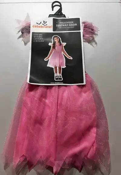 Disfraz de Hada Rosa para Niñas - miniatura 1