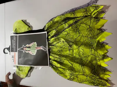 Disfraz de bruja verde para Halloween Celebrate - miniatura 1