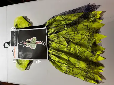 Disfraz de bruja verde para Halloween Celebrate - miniatura 3