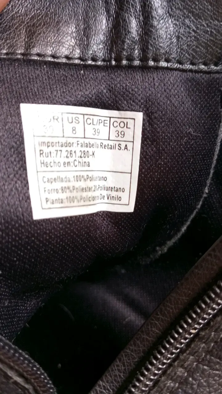 Botines  negras de imitación cuero para mujer tall - 3