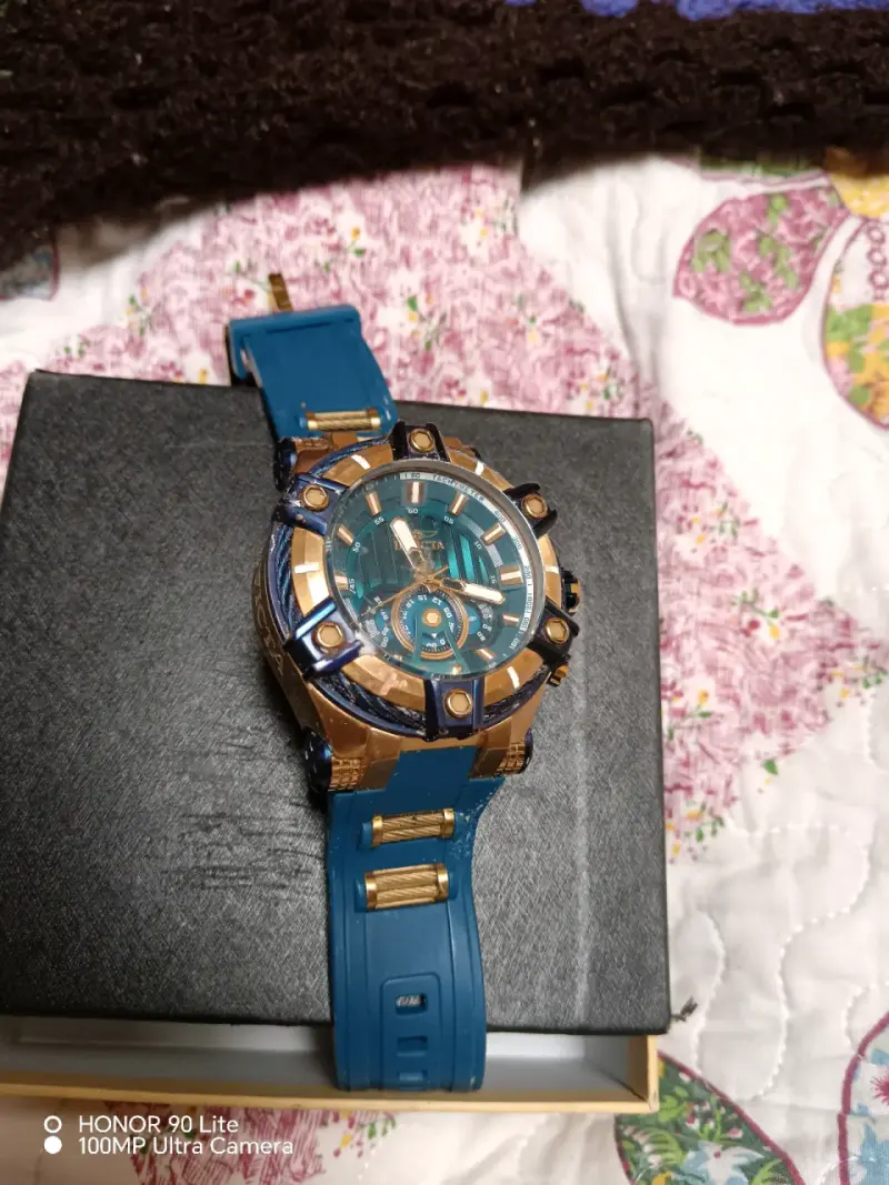 Reloj Invicta Pro Diver Azul y Dorado - 3